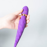 Octopus Tentacle Vibrator 360 Rotation 9 Vib Dual Motor Purple Silicone Waterproof