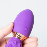 Octopus Tentacle Vibrator 360 Rotation 9 Vib Dual Motor Purple Silicone Waterproof