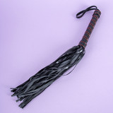 SM 11-Piece Diamond Pattern Plush Bondage Set Black Red BDSM Kit Blindfold Ball Gag Nipple Clamps Handcuffs Ankle Cuffs Whip Collar Feather Tickler Adult Sex Toy