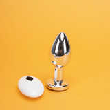 This remote vibrating stainless steel anal plug features premium 304 mirror-polished steel + ABS glowing base, teardrop head for smooth cold insertion targeting prostate (P-spot)/G-spot/anal walls, delivering triple pleasure: metal chill + 10 vibration modes + colorful LED lights! 10 vib patterns (pulse/wave/intense etc.), controlled via wireless remote (~10m range) or base button. LED base with swirl/rainbow/random color modes – perfect for night play & visual tease, ideal for couples/group/ roleplay. Magnetic USB charging, IPX6 waterproof for shower fun. Ultra-quiet (<45dB), secure wide base stays put. Great for beginners/advanced anal training, prostate massage, vaginal use. Discreet black box packaging & shipping – premium & private!
Key Highlights:

304 Stainless Steel Mirror Finish：Ice-cool smooth, luxurious shine, rust-proof durable.
LED Colorful Glowing Base：Swirl/rainbow/random lights, strong night visual appeal.
10 Vibration Modes：From gentle to powerful, targeted stimulation.
Remote + Button Dual Control：Wireless remote for hands-free/couple play.
Magnetic Charge + IPX6 Waterproof：Fast charging, shower-safe, easy clean.
Ultra-Quiet <45dB：Discreet, neighbor-proof use.
Versatile Play：Prostate/G-spot, anal/vaginal, couples/group teasing.
Discreet Packaging：Confidential shipping in luxury black box.

LED glows, steel vibrates, remote commands – night ecstasy unlocked!