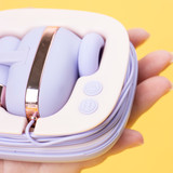 Dual Head Vibrating Sucking Female Massager Portable Rechargeable Clitoris G-Spot Stimulator 10 Modes Silicone Waterproof Quiet Sex Toy Egg Vibrator