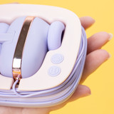 Dual Head Vibrating Sucking Female Massager Portable Rechargeable Clitoris G-Spot Stimulator 10 Modes Silicone Waterproof Quiet Sex Toy Egg Vibrator