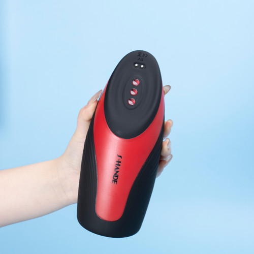 Gatling Heated Suction Vibration Cup SHD-S209 Male Masturbator 9 Modes Heat Waterproof