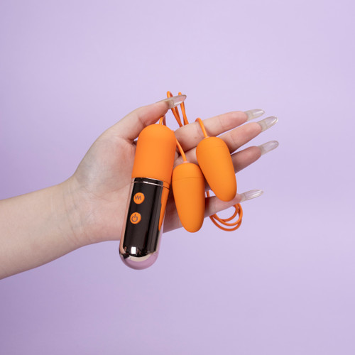 Magic Bean Double Jumping Egg SHD-S360-4 9 Modes Dual Vib Remote Detachable Charge Waterproof