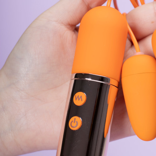 Magic Bean Double Jumping Egg SHD-S360-4 9 Modes Dual Vib Remote Detachable Charge Waterproof