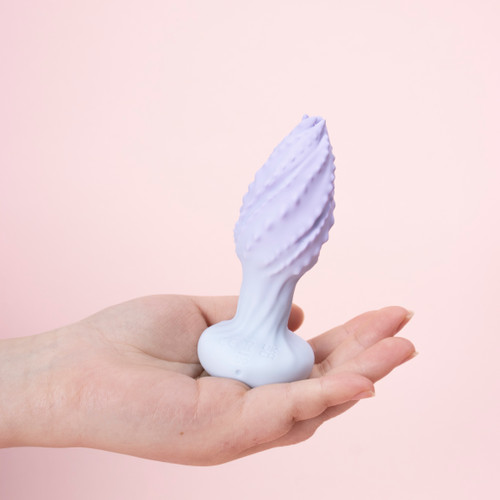 360° Rotating Anal Plug Remote Control 10 Rotation + 10 Vib Modes 7-Color LED Waterproof USB Charge