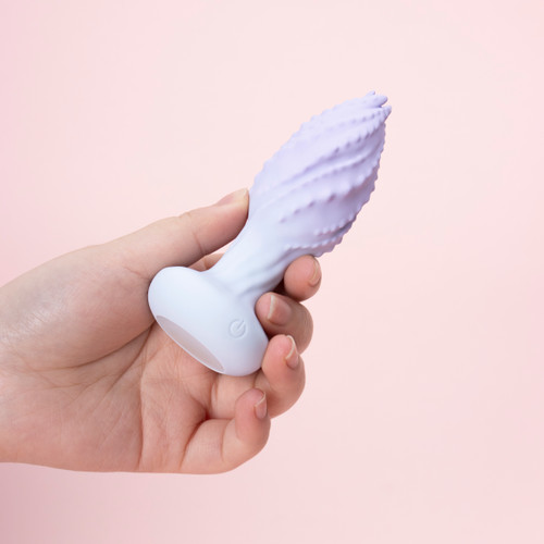 360° Rotating Anal Plug Remote Control 10 Rotation + 10 Vib Modes 7-Color LED Waterproof USB Charge