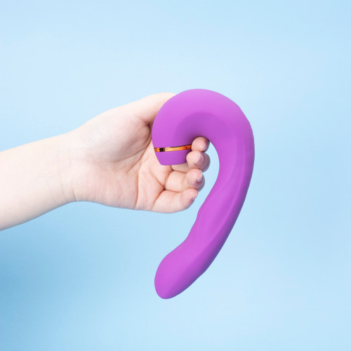 3 in 1 Tongue Licking Sucking G-Spot Vibrator 5 Lick + 5 Pulse + 10 Vib Waterproof USB Charge