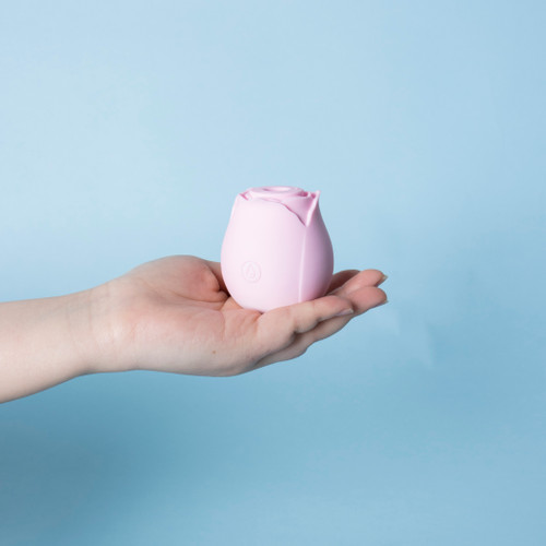 Rose Shape Sucking Vibrator Happy Meeting 10 Modes Magnetic Charge IPX6 Waterproof Mini Toy