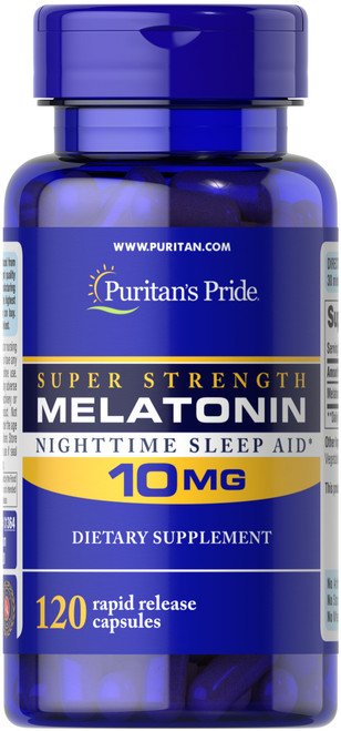Item # 31364 /Melatonin 10mg 120s / 退黑色素10毫克 120粒