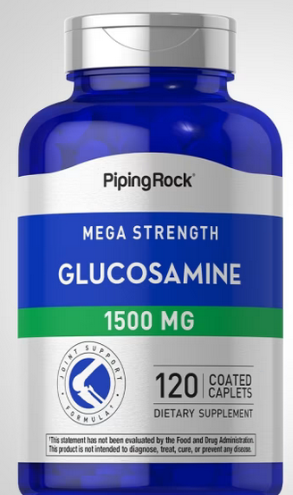 P31 / PipingRock Mega Glucosamine HCI 1500mg 120s / 氨基葡萄糖鹽酸鹽1,500毫克120粒(EXP有效日期 12/2026)