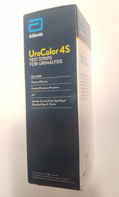 U4S / UroColor 4S strip ( Glucose /Protein/pH/Specific Gravity) 100s  /  尿液試紙 (葡萄糖/蛋白質/ pH值/尿比重 )100 條