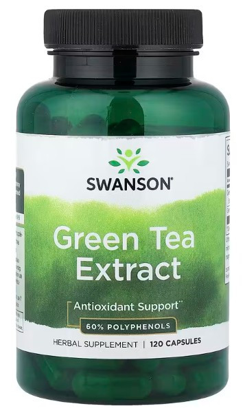 SWH107 / Swanson Green tea Extract 120s  / 綠茶萃取物120 粒