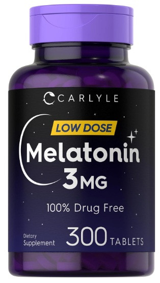 JC120 / Carlyle Melatonin 3mg 300 Tablets / 褪黑激素 3毫克300粒
