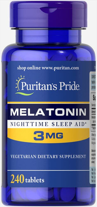 7904 / Melatonin 3mg 240s / 褪黑激素 3毫克 240粒 