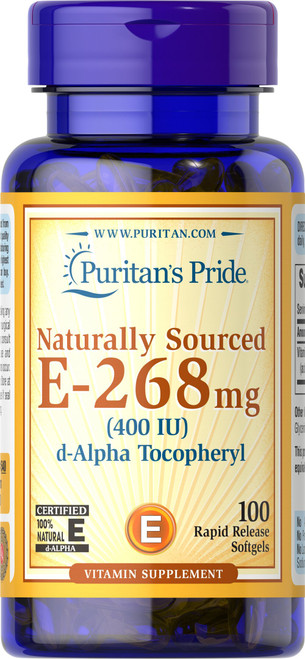 540 / Puritan's Pride Natural E-400IU 100s  天然E-400 IU 100粒
