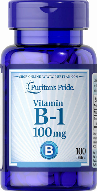 1670 / Vitamin B-1 100mg  100s/  維他命B-1 100毫克100粒[EXP 有效日期 9/2026]