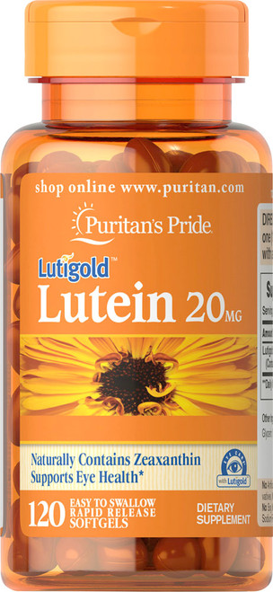  4904 / Lutigold™ Lutein 20 mg (with 800 mcg Zeaxanthin)120s / 葉黃素 20 毫克 120粒