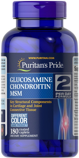 17896 / Glucosamine, Chondroitin & MSM 2 per day formula 180s / 葡萄糖胺、軟骨素、MSM 每日2粒配方 180粒