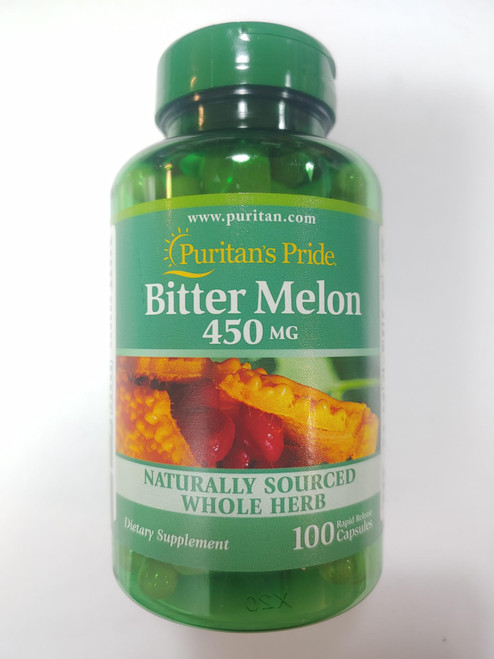 50502 / Puritan's Pride Bitter Melon 450 mg 100s  苦瓜450毫克100粒 [EXP DATE有效日期11/26]