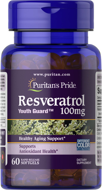18057 / Resveratrol 100 mg 60s /  白藜蘆醇100毫克60粒