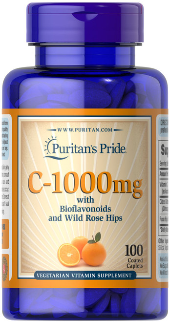  690 / Vitamin C-1000 mg with Bioflavonoids & Rose Hips 100s /  維他命C-1000毫克 (含生物類黃酮和玫瑰果)100粒