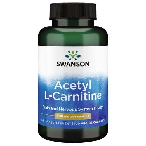sw1649 / Swanson Acetyl L-Carnitine 500 mg 100s  / 乙酰左旋肉鹼 500毫克100 粒