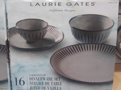 laurie gates amalie 16-piece dinnerware set