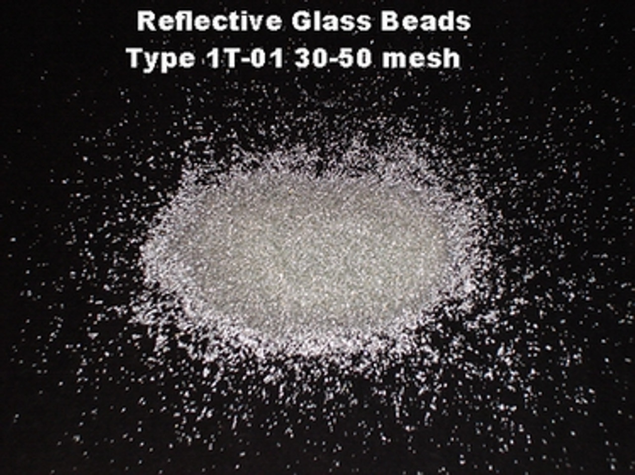 REFLECTIVE GLASS BEADS **7 mm** 4 oz for textured design on