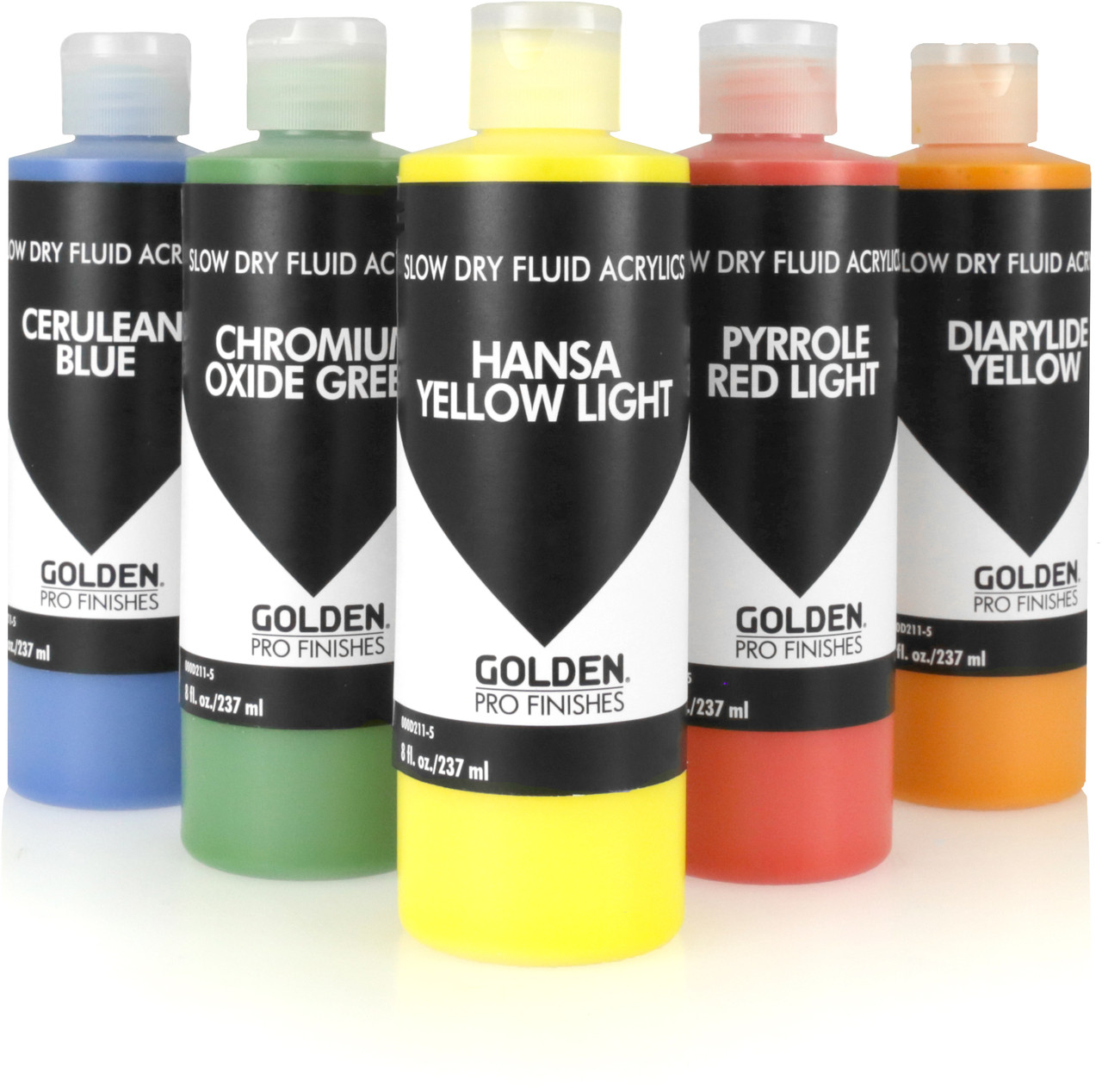 Golden High Flow Acrylic Paint, 16 Ounce, Carbon Black