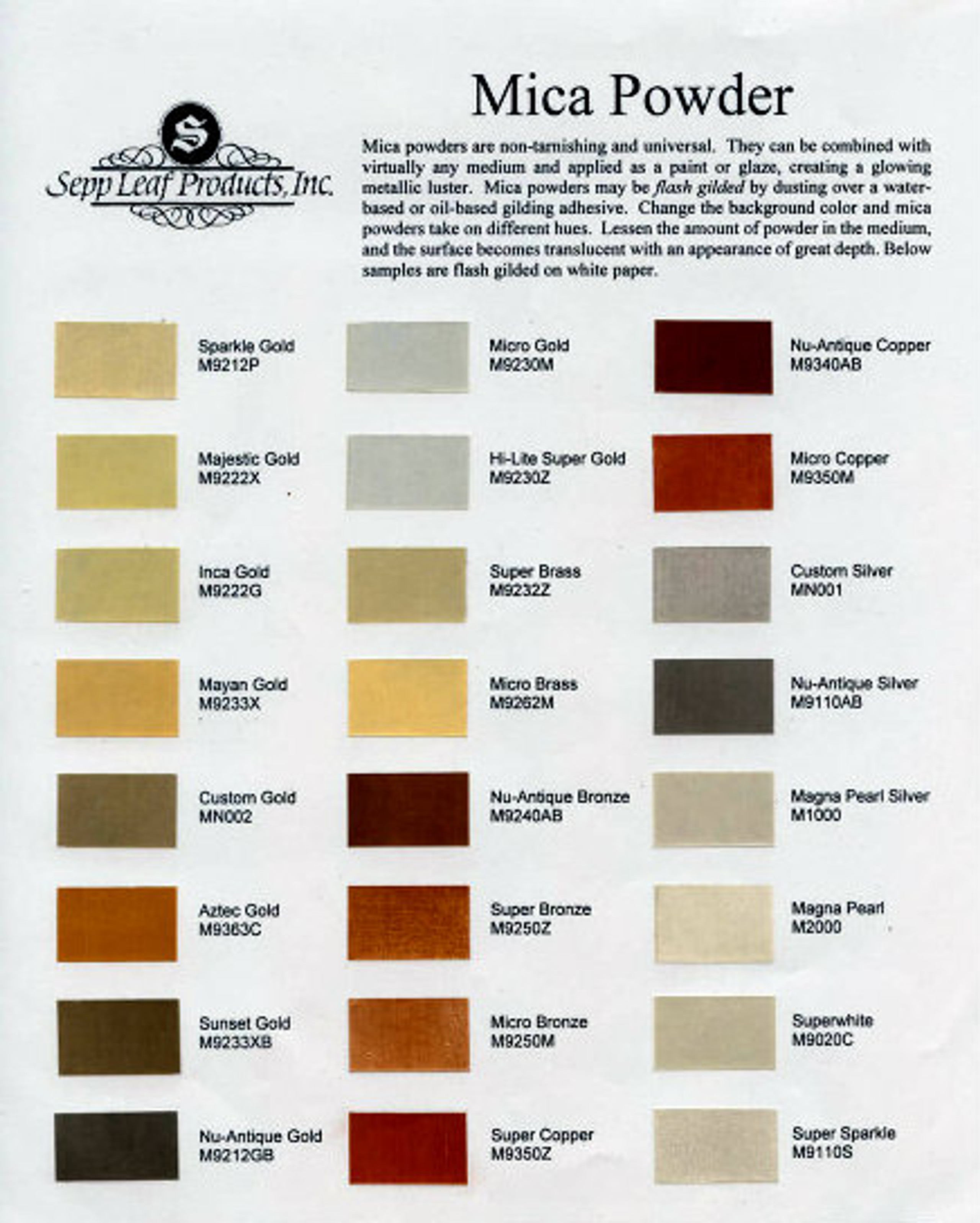 mica powder color chart paramount coatings the colors of us shimmer ...