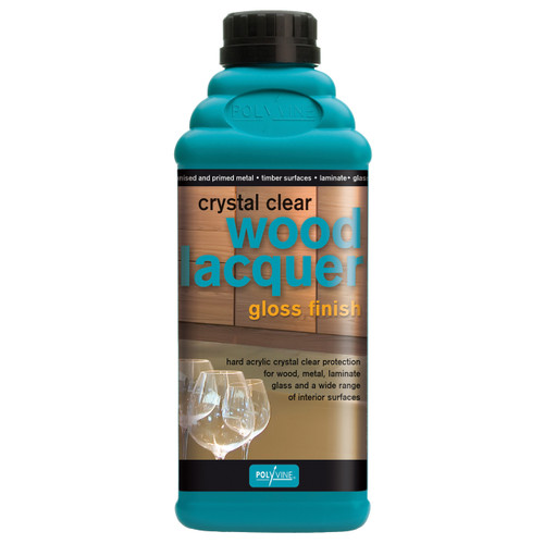 Polyvine Crystal Clear Lacquer - Gloss Finish