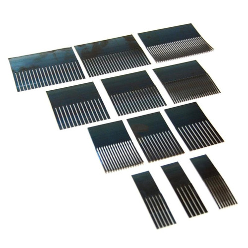 Pajarito Set of 12 Graining Combs 