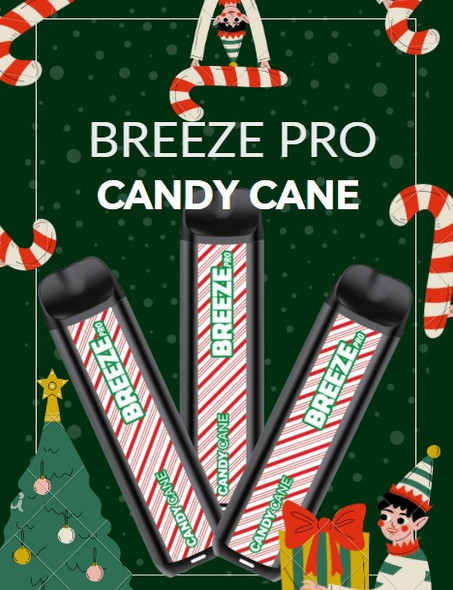 BREEZE SMOKE CANDY CANE EDITION 5% DISPOSABLE VAPE