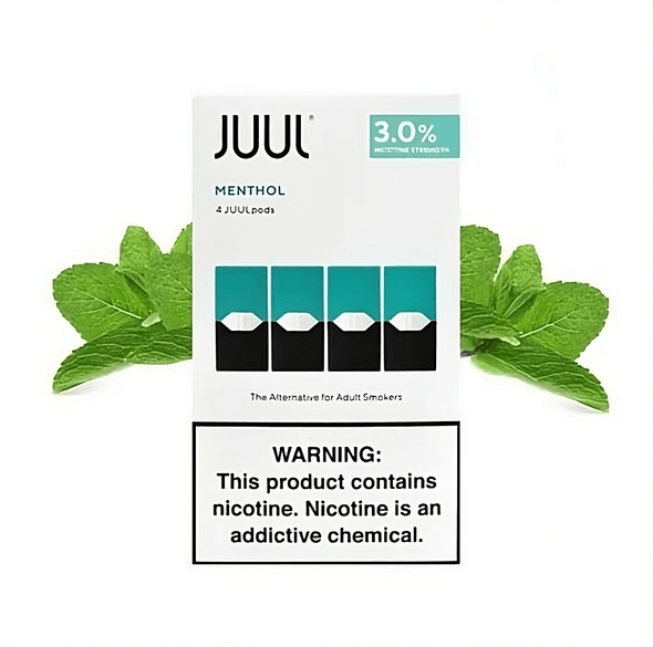 JUUL 3% Pre-filled Replacement Pods in Menthol | VapePooh