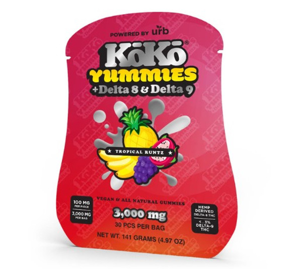 KOKO YUMMIES DELTA 8+DELTA 9 -3000mg