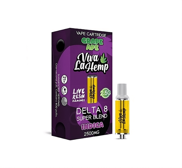 Viva La Hemp Viva La Hemp Delta 8 Live Resin Diamonds Cartridge-2500MG | Vape Pooh