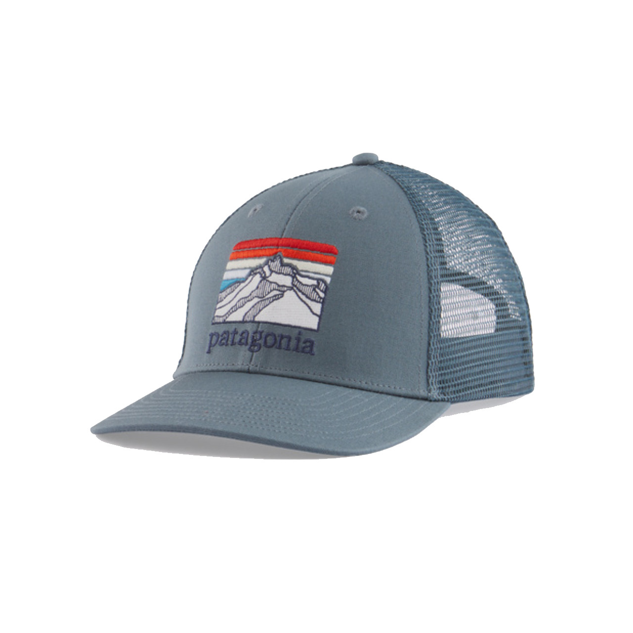 Patagonia - Line Logo Ridge Lopro Trucker Hat - Plume Grey