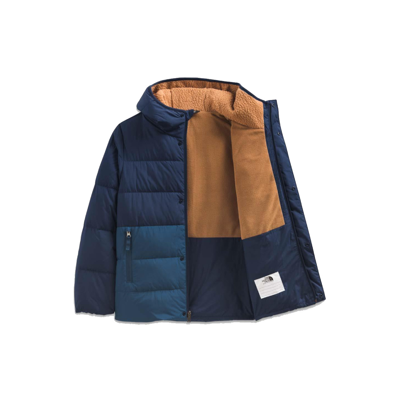  THE NORTH FACE Girls' Printed North Down Fleece-Lined