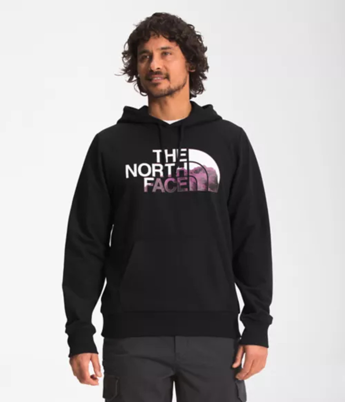 North face hoodie discount logo on hood