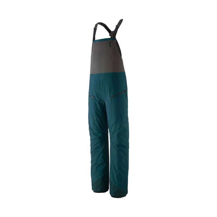 Patagonia Men's Snowdrifter Bibs 2022 - Dark Borealis Green