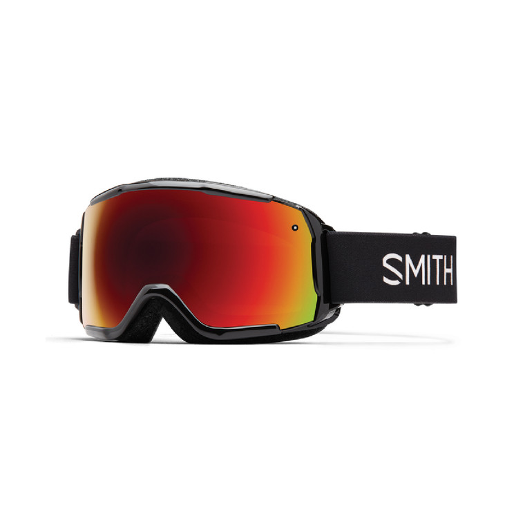 Smith Youth Grom '24 - Black Red Sol-X Mirror