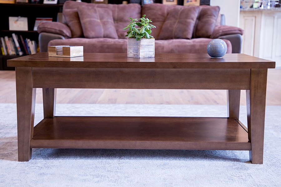 Coffee Table With Hidden Gun Storage