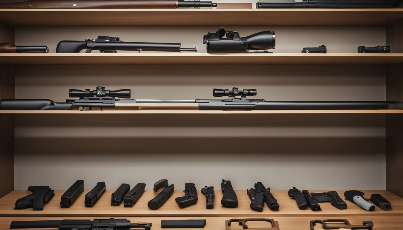 Hidden Gun Shelf Solution