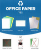 Office Paper Station Sign (Printed copy)