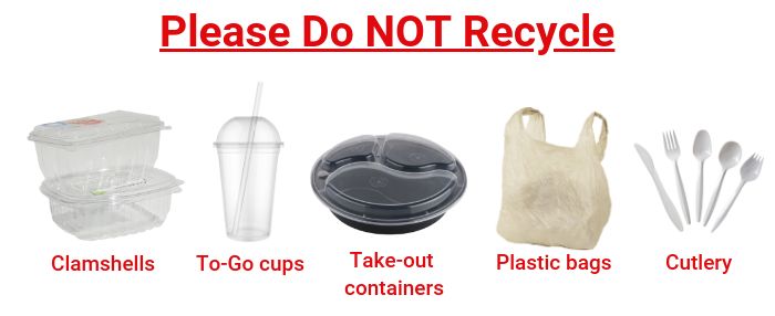 Not all take-out containers can be treated the same