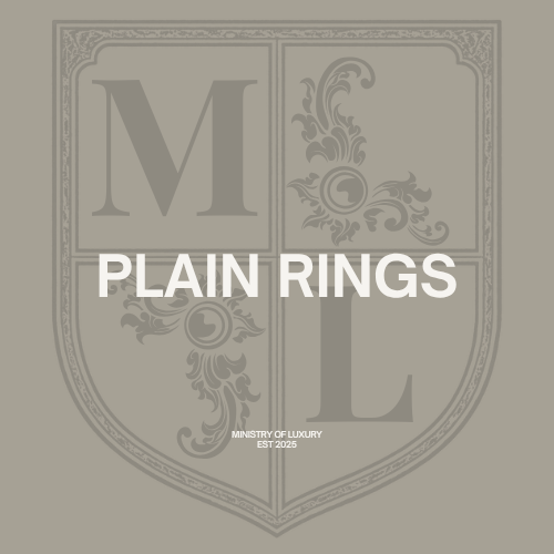 Plain Rings | Minimalist Sterling Silver & Gold Plated – Ministry of Luxury