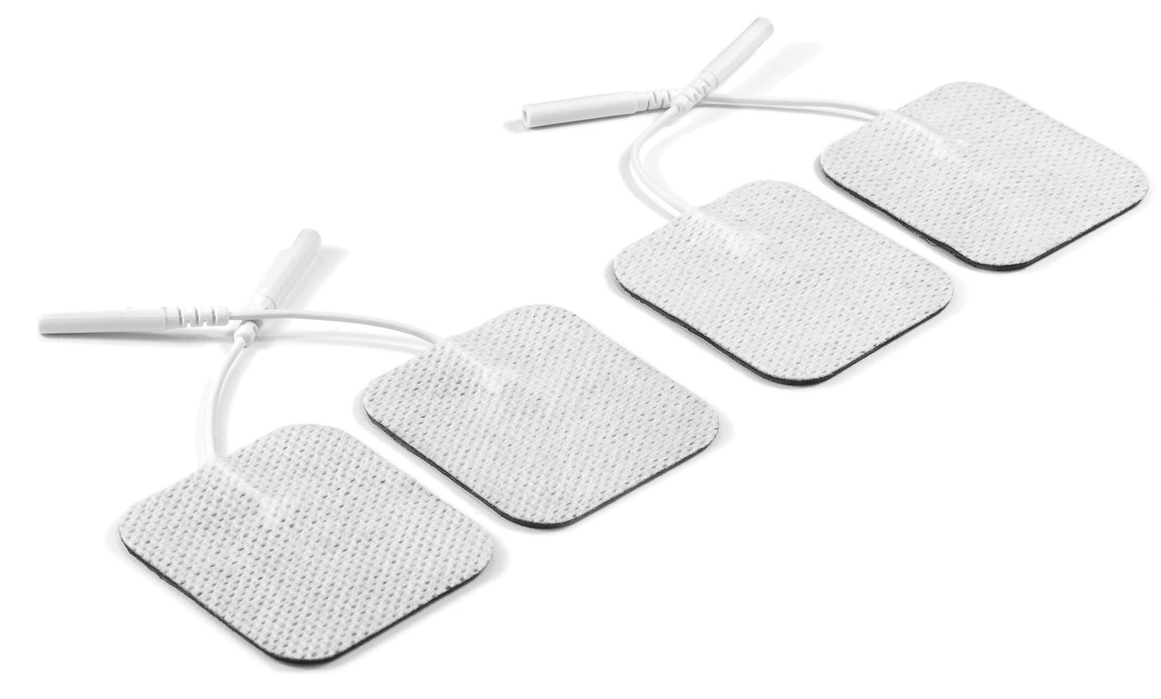 Recommended: 2 x 2 Square Electrodes - 3 Packs of 4
