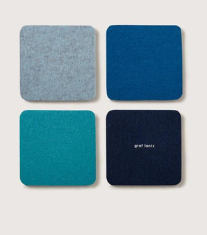 Bierfilzl Wool Felt Coaster 4pk