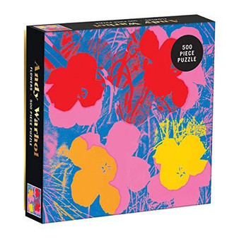 Andy Warhol Flowers 500 Piece Foil Puzzle